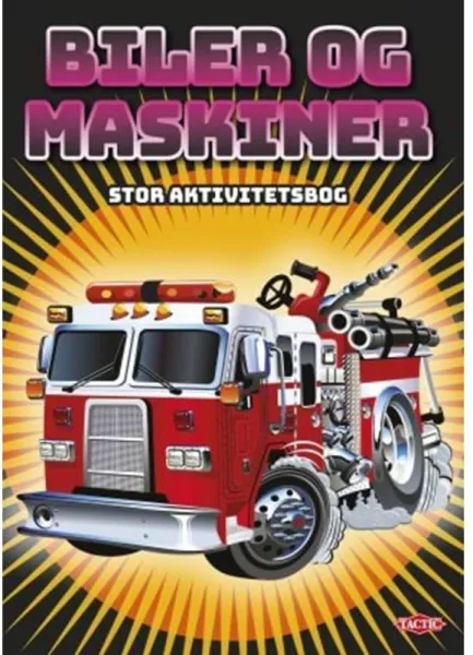 Tactic Autot ja koneet suuri tehtäväkirja (96 s)