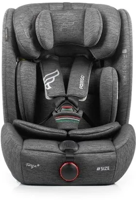 Fairgo Forza i-Size turvaistuin (76–150 cm) - kiviharmaa
