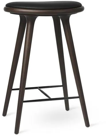 Mater High Stool Baarituoli Tummaksi Petsattu Puu 69cm