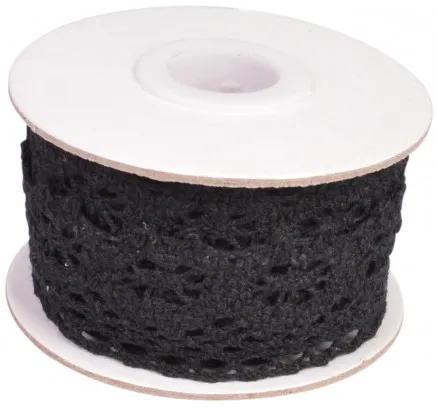 Infinity Hearts Pitsi/Pitsinauha Musta 26mm 2,5m