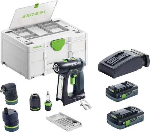 Festool Akkukäyttöinen pora-/ruuvinväännin C 18 HPC 4,0 I-Set