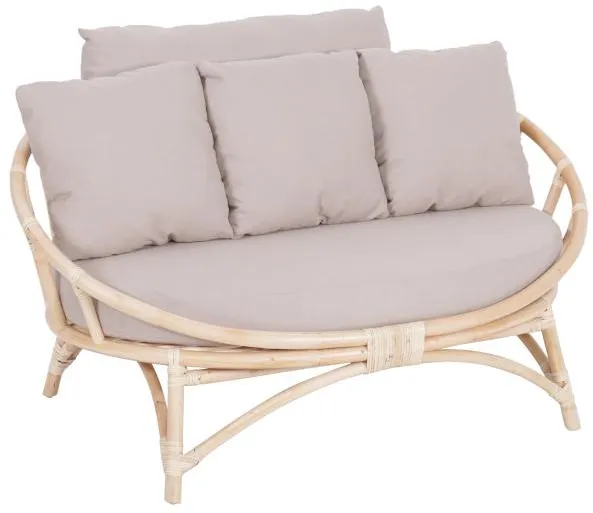 Muscat 2 hlö:n lounge-setti harmaa 127x102x70cm