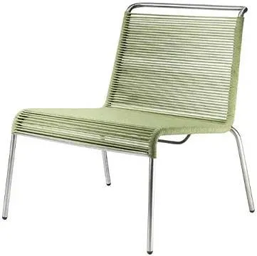 FDB Møbler M20L Teglgård lounge-narutuoli - Vihreä