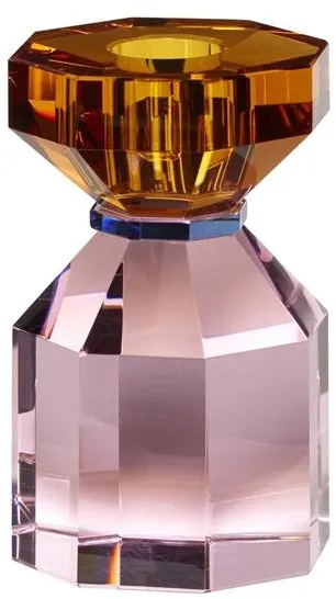 Hübsch Gem Kynttilänjalka Oranssi/Rosa