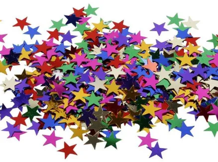 Paljetit, koko 10 mm, 250 g/ 1 pkt.