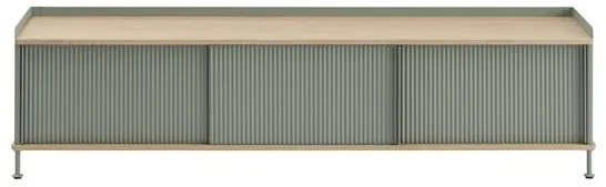 Muuto Enfold Sideboard 186x45 Tammi/Dusty Green