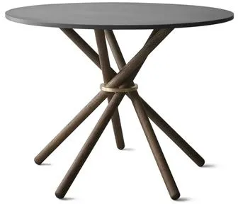 Eberhart Hector 105 Ruokapöytä Tumma Betoni/Tumma Tammi