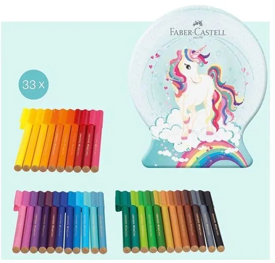 Faber Castell Huopakynä Connector Unicorn 33 kpl