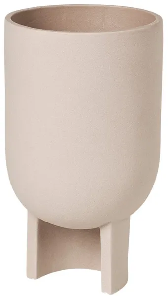 KRISTINA DAM STUDIO Serene kukkaroruukku, M - hiekkaterrakotta