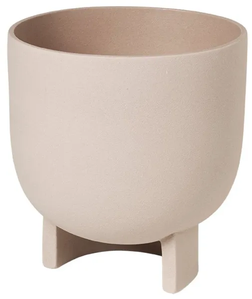 KRISTINA DAM STUDIO Serene kukkaroruukku, L - hiekkaterrakotta